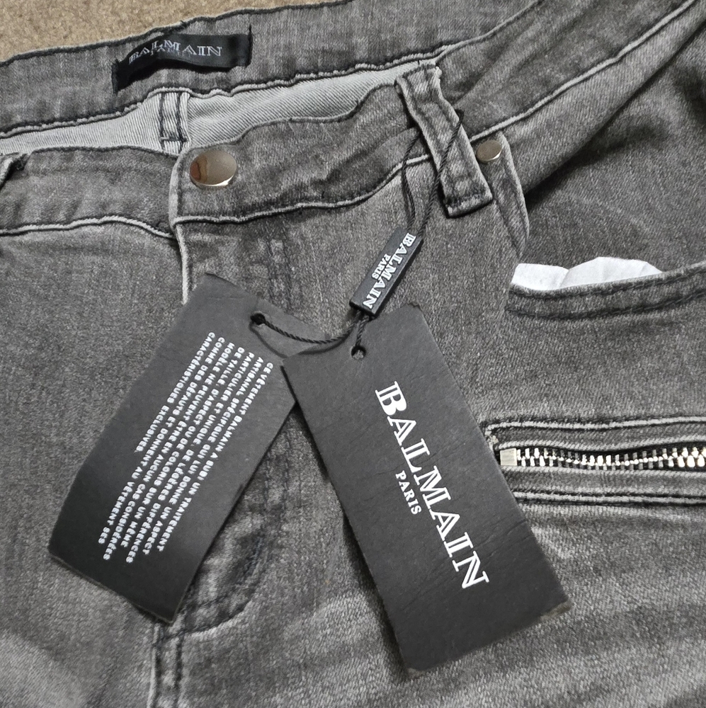 Balmain Paris biker pants. Tag Removed. Size 32 .